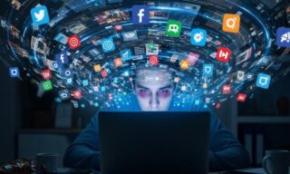 being online is exhausting, but also addictive